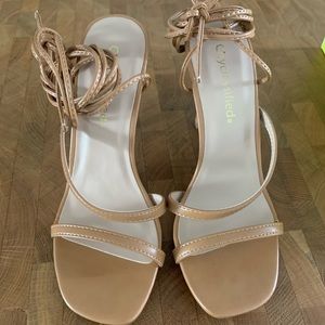 New, never been worn lace up heels! Size 6